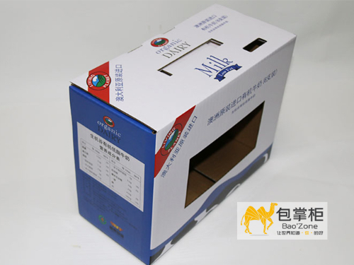 低脂牛奶生機(jī)谷，天然營(yíng)養(yǎng)更安全！澳洲生機(jī)谷牛奶瓦楞彩箱定做