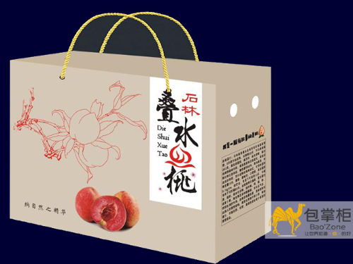 桃花開(kāi)盡，桃香已濃！石林·板橋疊水血桃彩箱包裝盒定做